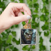 Fantasy Schattige Big Strong Warrior Sleutelhanger (Hand)