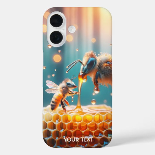 Fantasy Schattige Bijen Momma Baby Case-Mate iPhone Case (Achterkant)