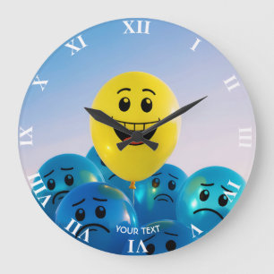 Fantasy Schattige blij en verdrietig Grote Klok