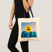 Fantasy Schattige blij en verdrietig Tote Bag (Voorkant (product))
