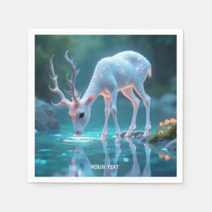 Fantasy Schattige Blue Baby Deer Servet