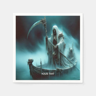 Fantasy Schattige Boat Strange Figure Servet