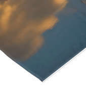 Fantasy Schattige Boat Sunset Zee Tafelkleed (Gekanteld)