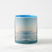 Fantasy Schattige Boat Zee Sun Mok (Midden)