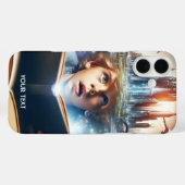 Fantasy Schattige Boy City Boek Case-Mate iPhone Case (Achterkant (horizontaal))