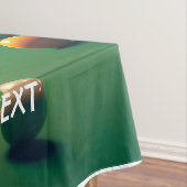 Fantasy Schattige Buffalo Spelen Snooker Tafelkleed (Voorbeeld)