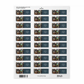 Fantasy Schattige cameraschilderlandschap Etiket (Full Sheet)