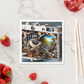 Fantasy Schattige cameraschilderlandschap Servet (Insitu)