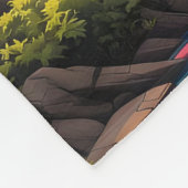 Fantasy Schattige Castle van potloden Fleece Deken (Hoek)