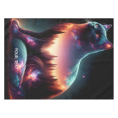 Fantasy Schattige Cat Double Exposition Tafelkleed (Voorkant (Horizontaal))