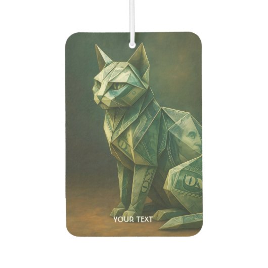 Fantasy Schattige Cat Money Origami Luchtverfrisser (Voorkant)