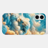Fantasy Schattige Clouds Baby Lion Case-Mate iPhone Case (Achterkant (horizontaal))