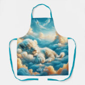 Fantasy Schattige Clouds Baby Lion Schort (Voorkant)