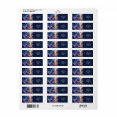 Fantasy Schattige Clouds Ship Space Etiket (Full Sheet)