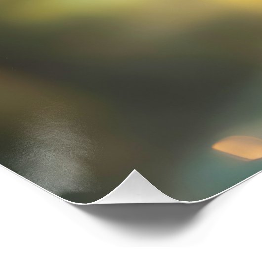 Fantasy Schattige Dark Skin Girl Perfect Poster (Hoek)