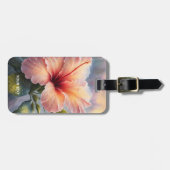 Fantasy Schattige Delicate Hibiscus Flower Bagagelabel (Voorkant horizontaal)