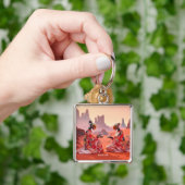Fantasy Schattige Desert Mars Tea Sleutelhanger (Hand)