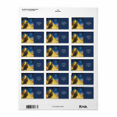 Fantasy Schattige Desert Pharaoh Turkije Etiket (Full Sheet)