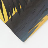 Fantasy Schattige Desert Pharaoh Turkije Fleece Deken (Hoek)