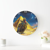 Fantasy Schattige Desert Pharaoh Turkije Grote Klok (Huis)