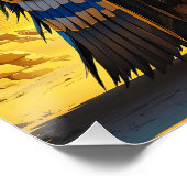 Fantasy Schattige Desert Pharaoh Turkije Perfect Poster (Hoek)