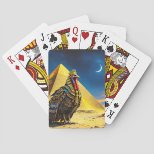 Fantasy Schattige Desert Pharaoh Turkije Pokerkaarten