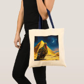 Fantasy Schattige Desert Pharaoh Turkije Tote Bag (Voorkant (product))