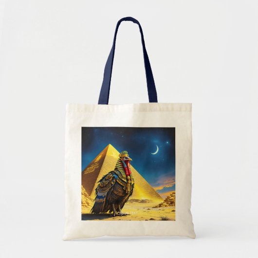 Fantasy Schattige Desert Pharaoh Turkije Tote Bag (Voorkant)