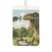 Fantasy Schattige Dinosaurus Drone Forest Luchtverfrisser (Achterkant)