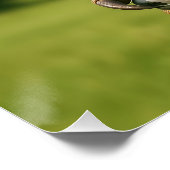 Fantasy Schattige Dinosaurus Drone Forest Perfect Poster (Hoek)