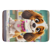 Fantasy Schattige Dog Post Letter Badmat (Voorkant)
