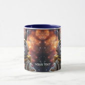 Fantasy Schattige Donkey Astronaut Space Mok (Midden)