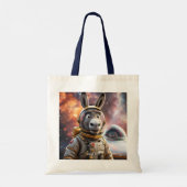 Fantasy Schattige Donkey Astronaut Space Tote Bag (Achterkant)