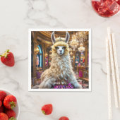 Fantasy Schattige Drama Llama Queen Servet (Insitu)