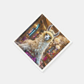 Fantasy Schattige Drama Llama Queen Servet (Hoek)