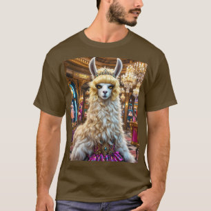Fantasy Schattige Drama Llama Queen T-shirt