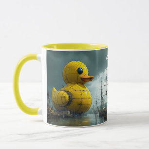 Fantasy Schattige Duck War Ship Mok