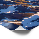 Fantasy Schattige Eagle Mountains Sunrise Perfect Poster (Hoek)