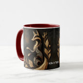 Fantasy Schattige Elegant Fox Tekening Mok (Voorkant links)