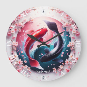 Fantasy Schattige Elegant Yin Yang Grote Klok