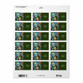 Fantasy Schattige Enchanted Crocodile Oerwoud Etiket (Full Sheet)