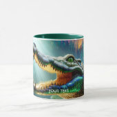 Fantasy Schattige Enchanted Crocodile Oerwoud Mok (Midden)