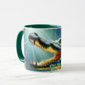 Fantasy Schattige Enchanted Crocodile Oerwoud Mok (Voorkant links)