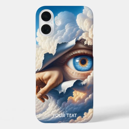 Fantasy Schattige Eye Sky Clouds Case-Mate iPhone Case (Achterkant)
