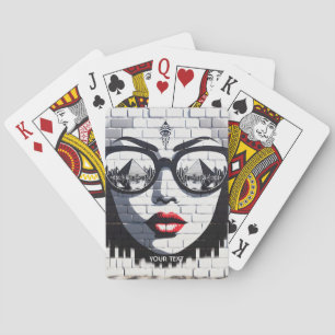 Fantasy Schattige Face Wall Nederland Pokerkaarten