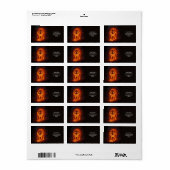 Fantasy Schattige Fire Big Tiger Etiket (Full Sheet)