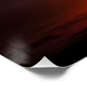Fantasy Schattige Fire Big Tiger Perfect Poster (Hoek)