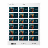 Fantasy Schattige Fire Shark Zee Etiket (Full Sheet)