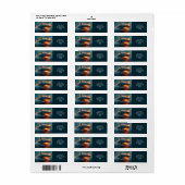 Fantasy Schattige Fire Shark Zee Etiket (Full Sheet)