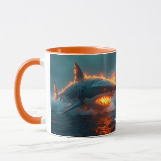Fantasy Schattige Fire Shark Zee Mok (Links)